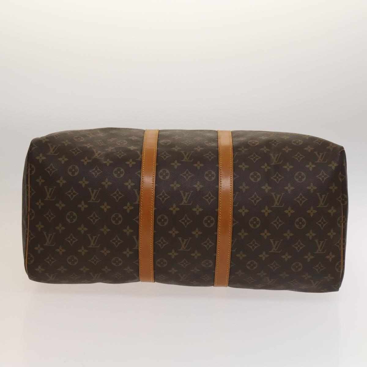 LOUIS VUITTON Monogram Keepall 55 Boston Bag M41424 LV Auth 131775