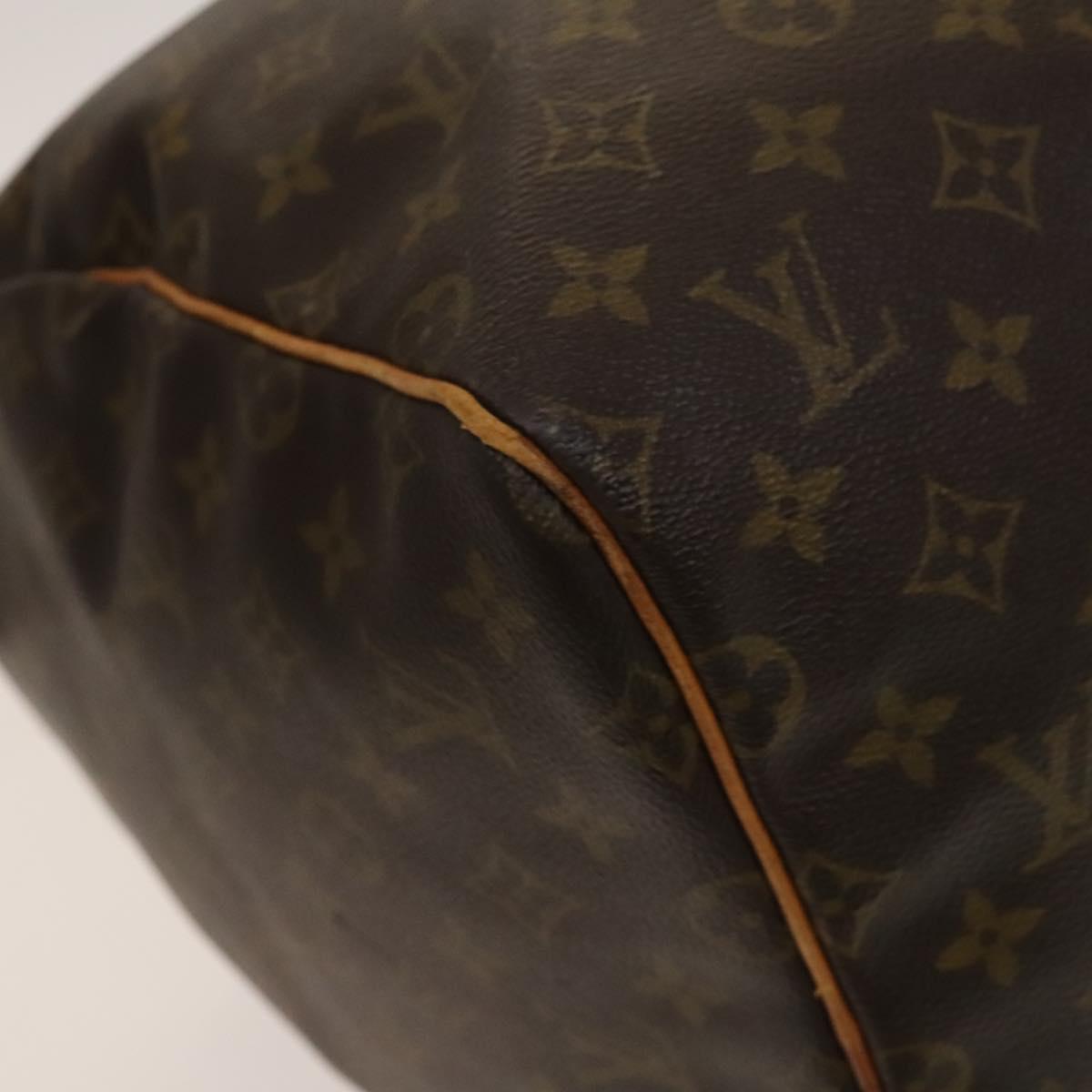 LOUIS VUITTON Monogram Keepall 55 Boston Bag M41424 LV Auth 131776