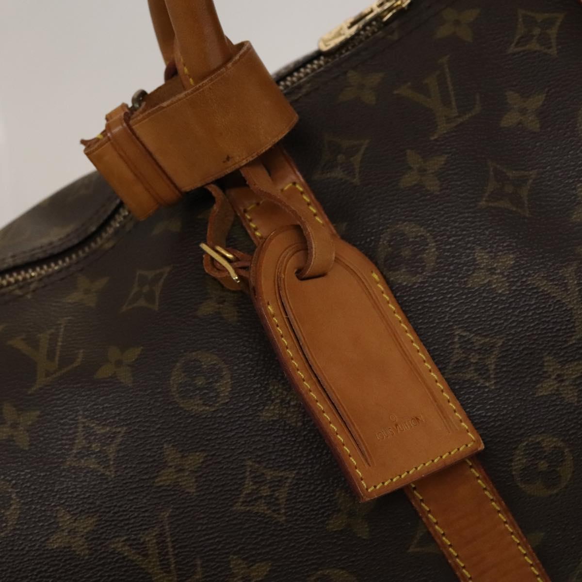 LOUIS VUITTON Monogram Keepall 55 Boston Bag M41424 LV Auth 131776