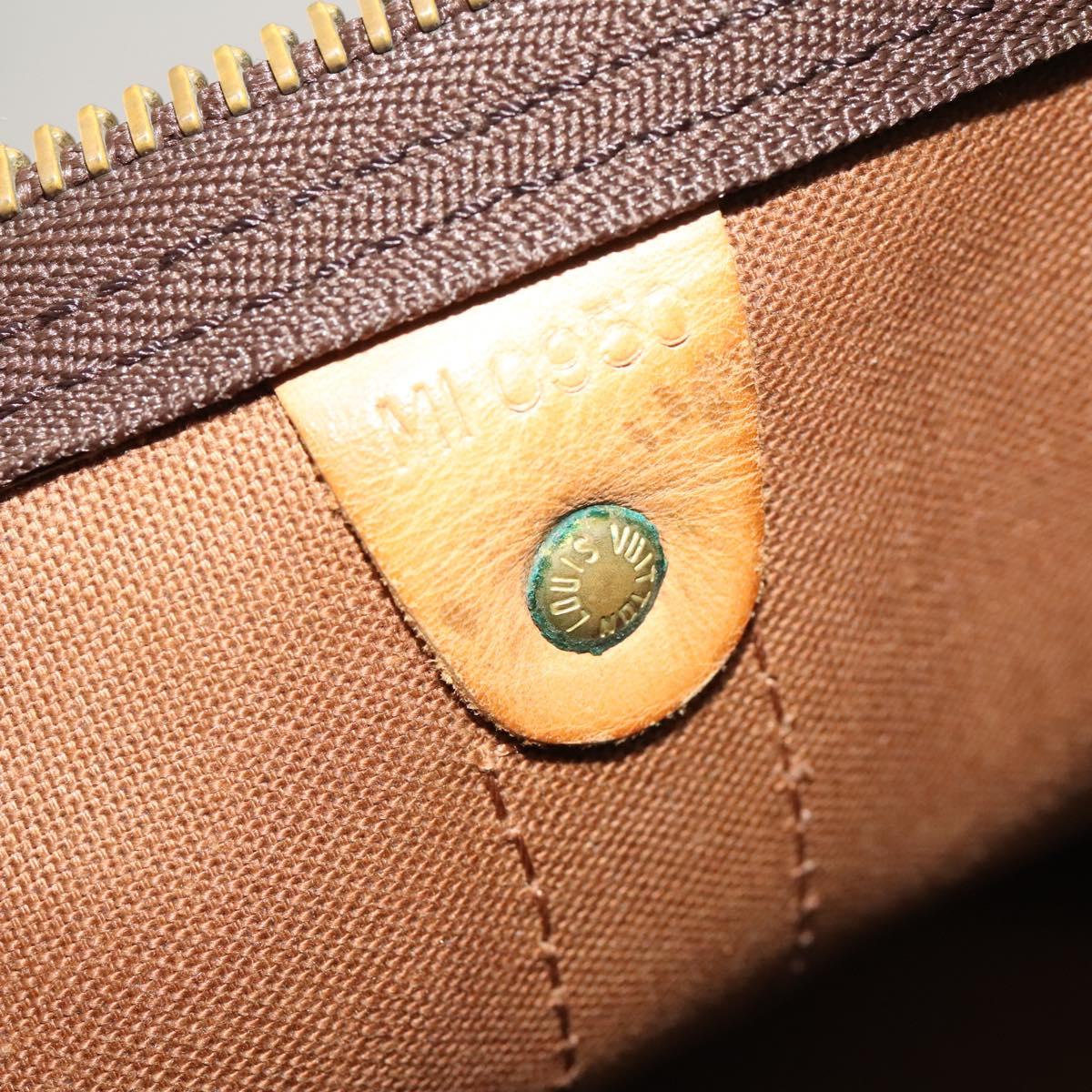 LOUIS VUITTON Monogram Keepall 55 Boston Bag M41424 LV Auth 131776