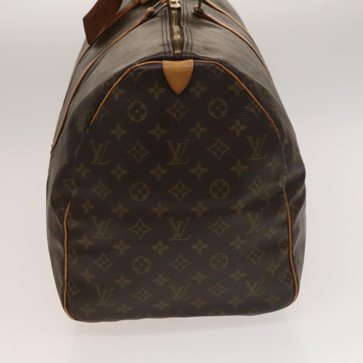 LOUIS VUITTON Monogram Keepall 55 Boston Bag M41424 LV Auth 131776