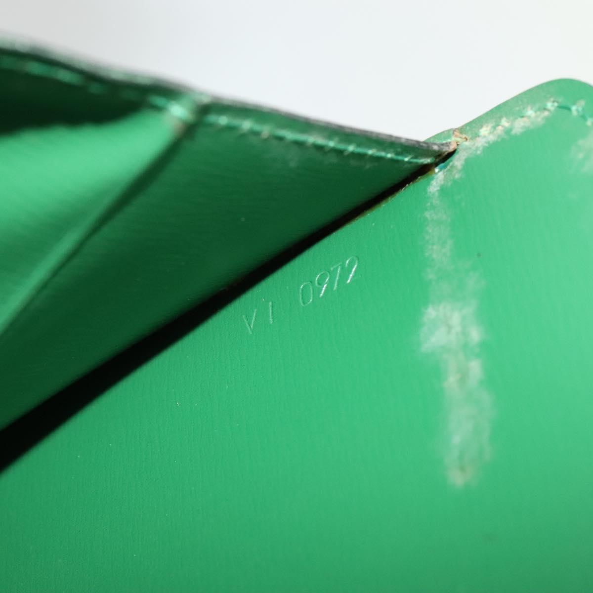 LOUIS VUITTON Epi Capuchin Shoulder Bag Green M52344 LV Auth 131777