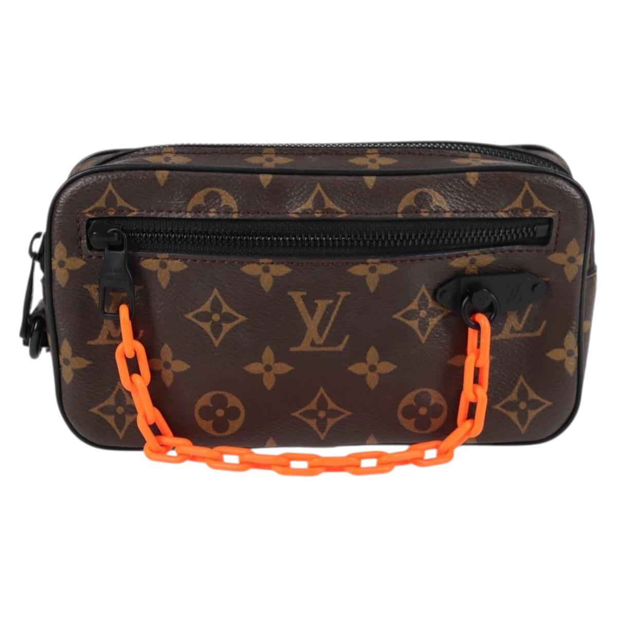LOUIS VUITTON Monogram Solar Powered Ray Pochette Volga Bag M44482 Auth 131810M