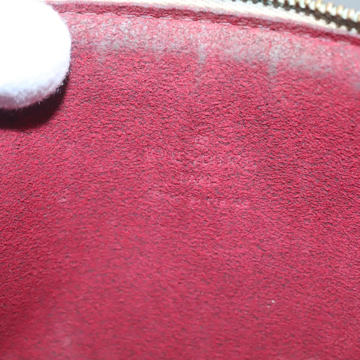 LOUIS VUITTON Multicolor Pochette Accessoires Pouch White M92649 LV Auth 131820