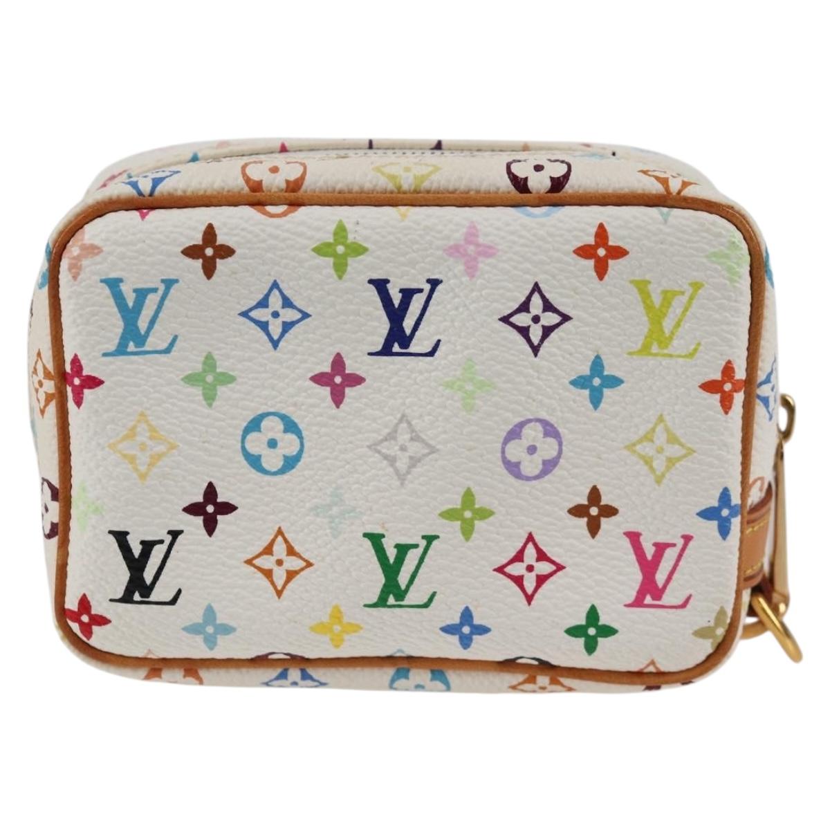 LOUIS VUITTON Monogram Multicolor Trousse Wapity White M58033 LV Auth 131821V