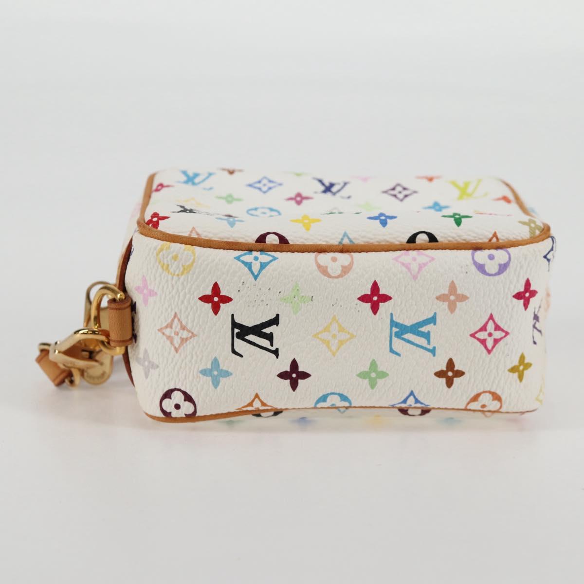 LOUIS VUITTON Monogram Multicolor Trousse Wapity White M58033 LV Auth 131821V