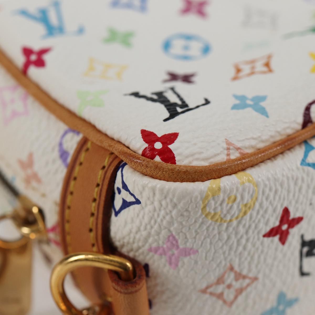 LOUIS VUITTON Monogram Multicolor Trousse Wapity White M58033 LV Auth 131821V