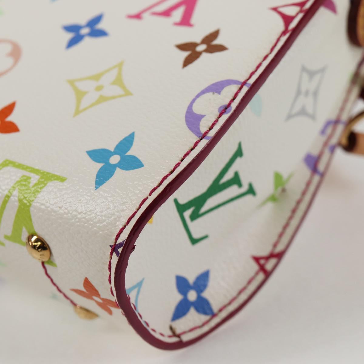 LOUIS VUITTON Monogram Multicolor Heart Breaker Bag White M40660 Auth 131824SV