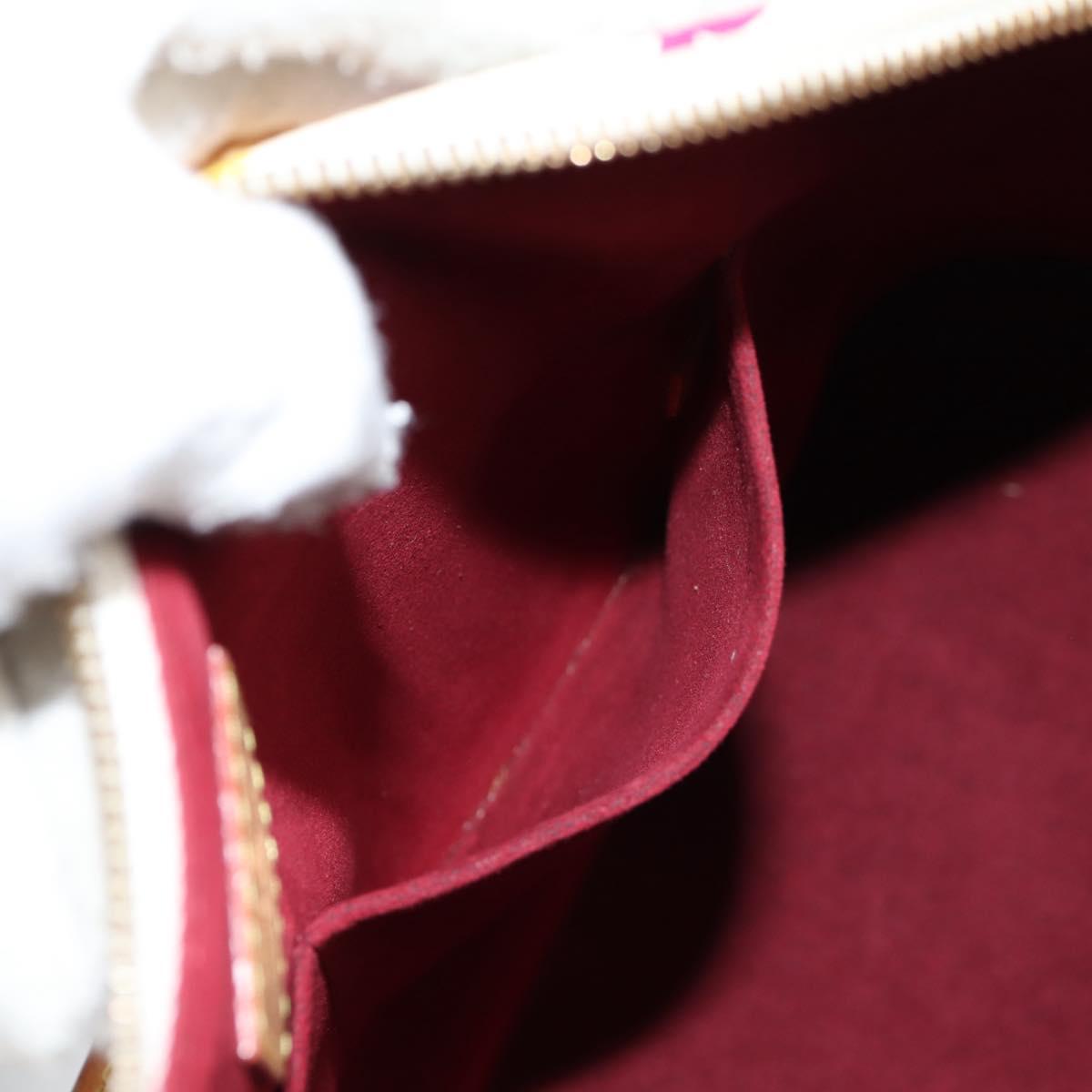 LOUIS VUITTON Monogram Multicolor Alma GM Hand Bag White M40441 LV Auth 131827V