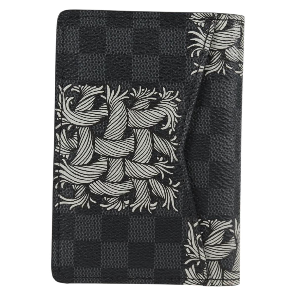 LOUIS VUITTON Damier Graphite Organizer De Poch Card Case N61213 LV Auth 131836M