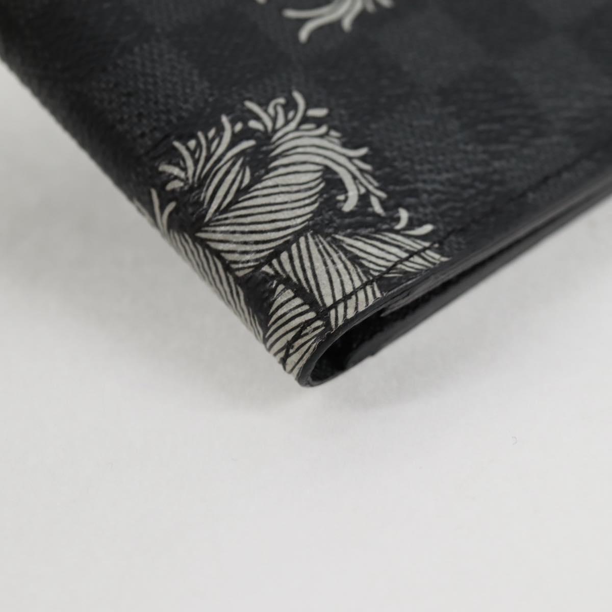 LOUIS VUITTON Damier Graphite Organizer De Poch Card Case N61213 LV Auth 131836M