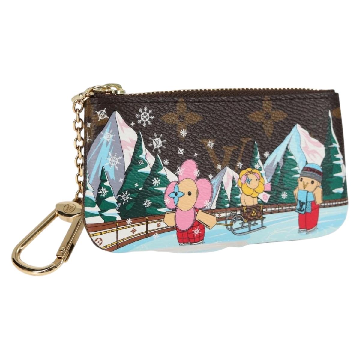 LOUIS VUITTON Vivienne Ice Skating Pochette Cles Coin Purse M82620 Auth 131842M