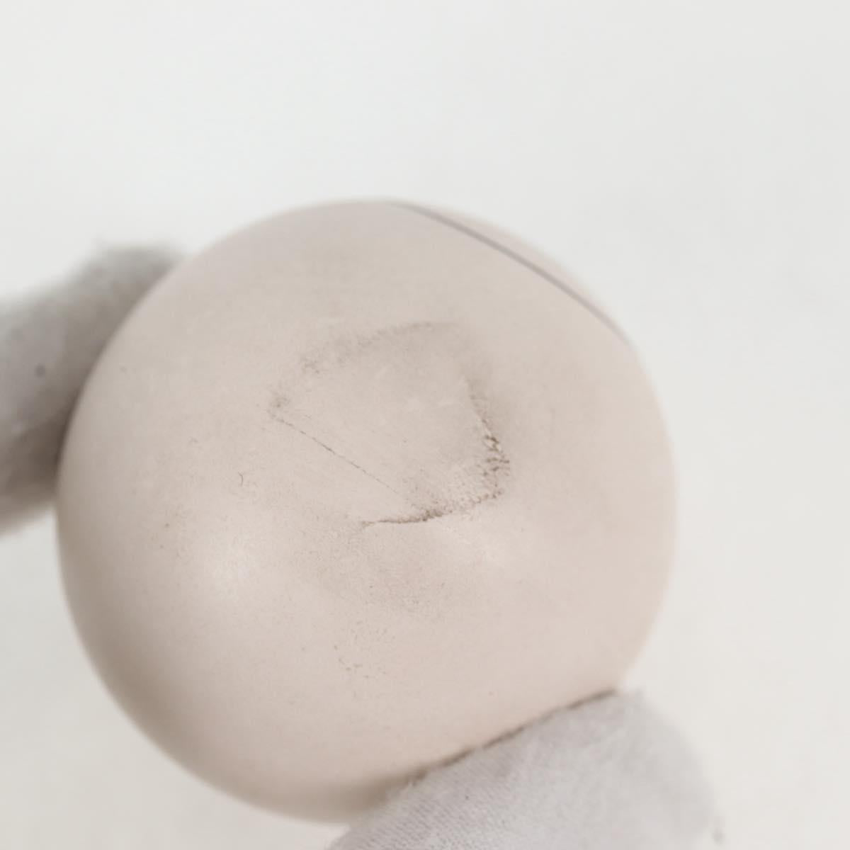 CHANEL Club Case Wood Racket and Rubber ball set Black CC Auth 131858V