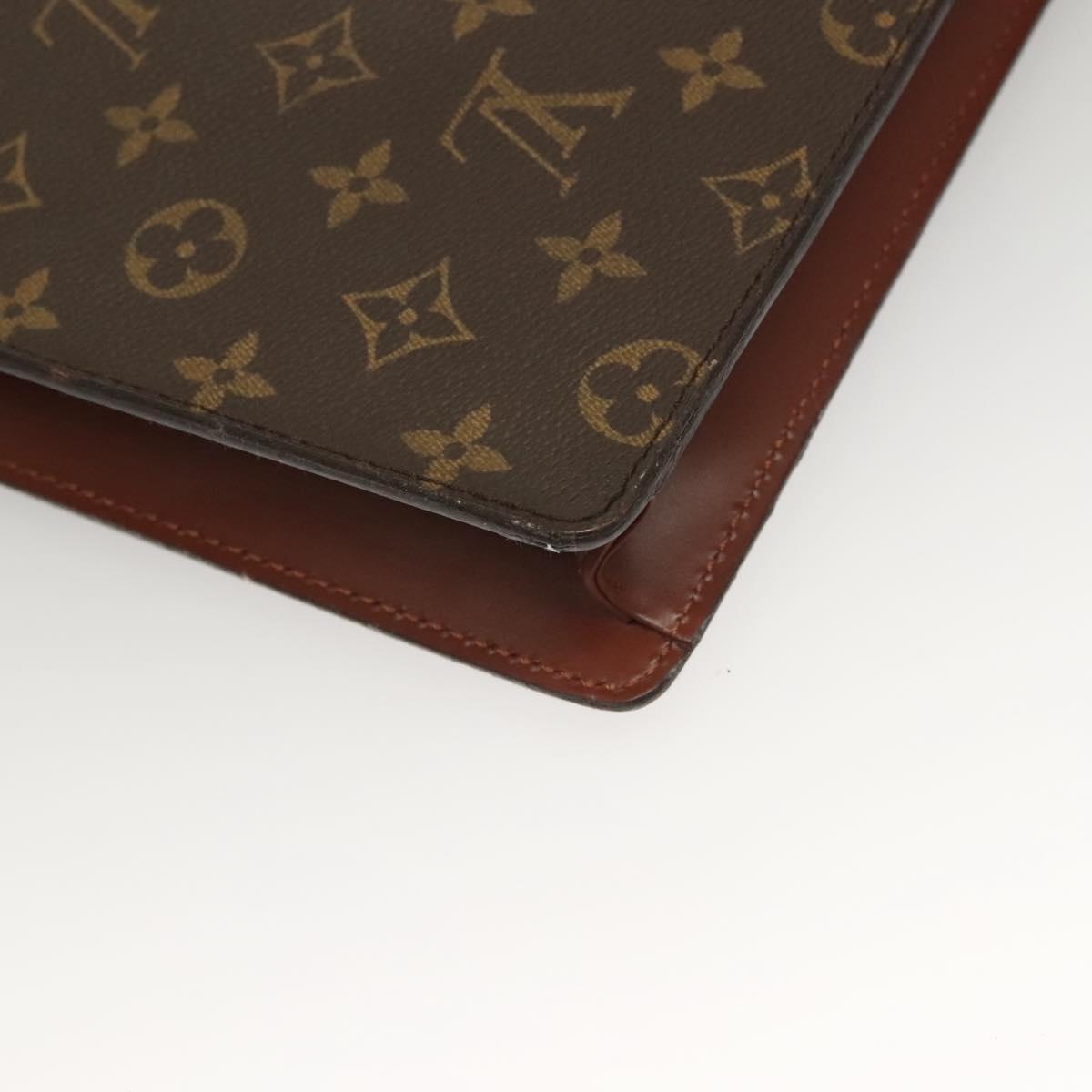 LOUIS VUITTON Monogram Porte Documents Bandouliere Bag M53338 LV Auth 131892A