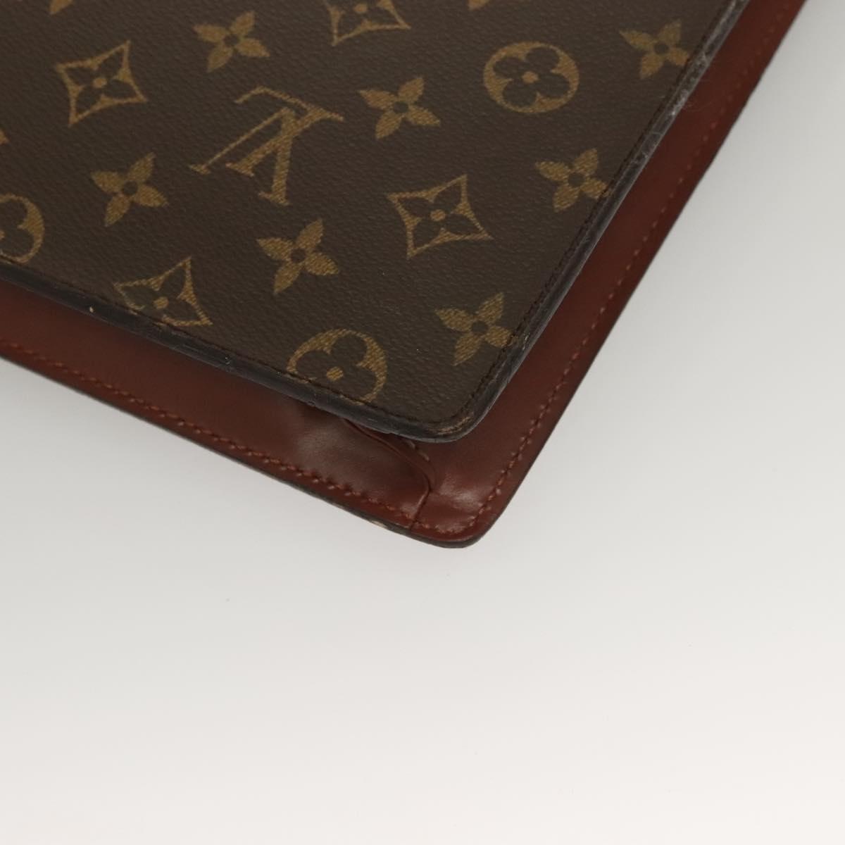 LOUIS VUITTON Monogram Porte Documents Bandouliere Bag M53338 LV Auth 131892A