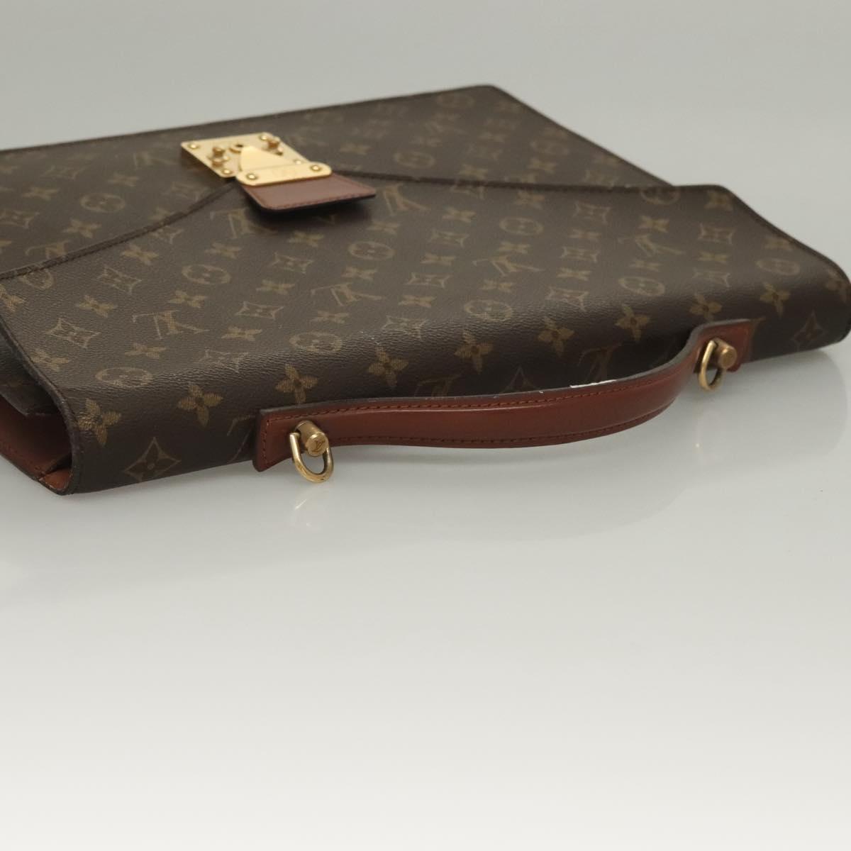 LOUIS VUITTON Monogram Porte Documents Bandouliere Bag M53338 LV Auth 131892A