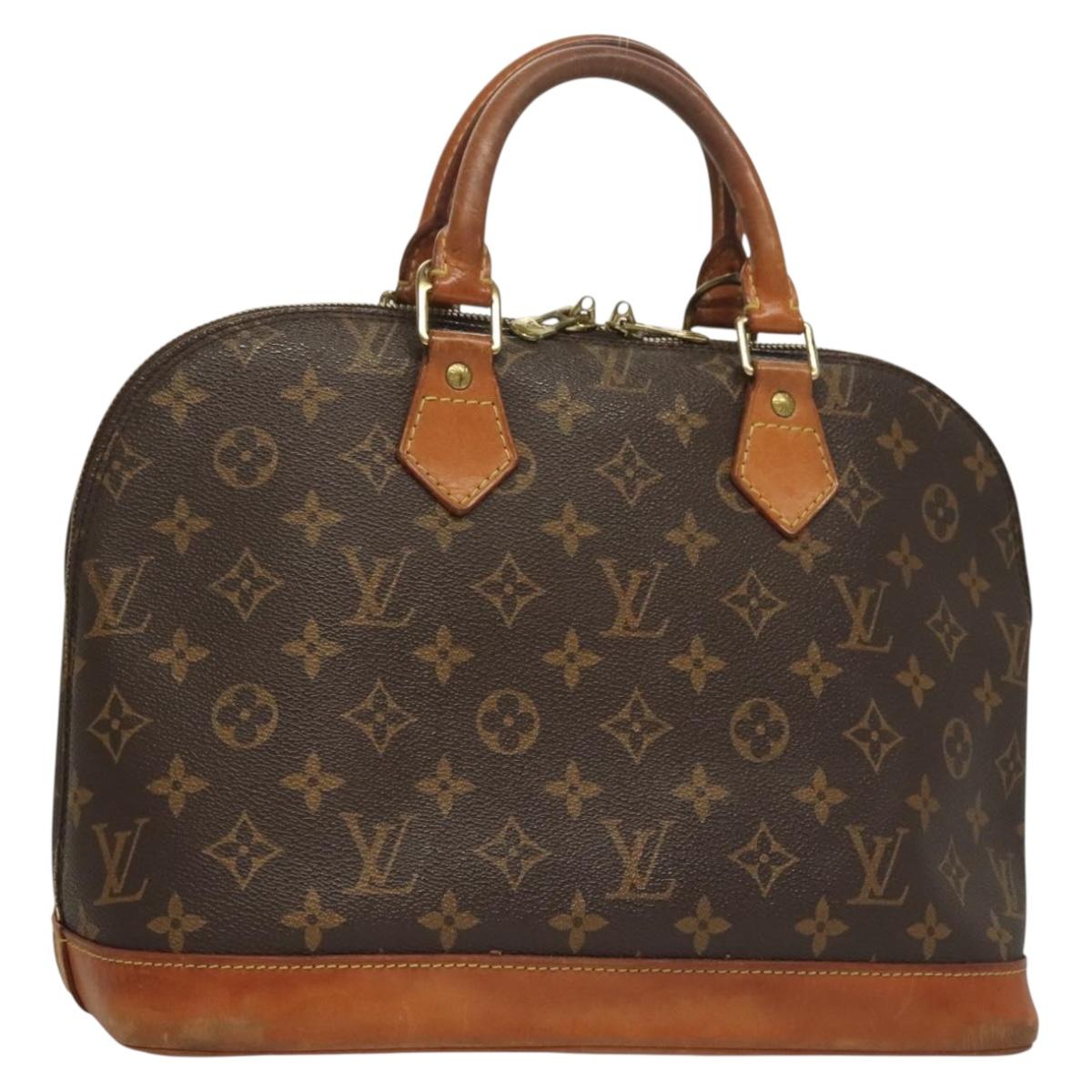 LOUIS VUITTON Monogram Alma Hand Bag M51130 LV Auth 131895
