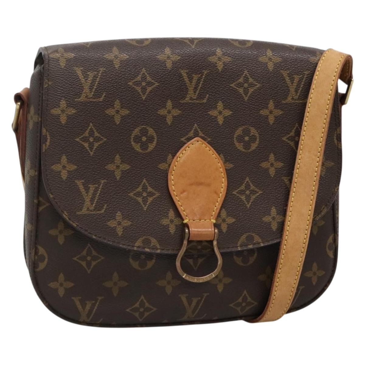 LOUIS VUITTON Monogram Saint Cloud GM Shoulder Bag M51242 LV Auth 131914