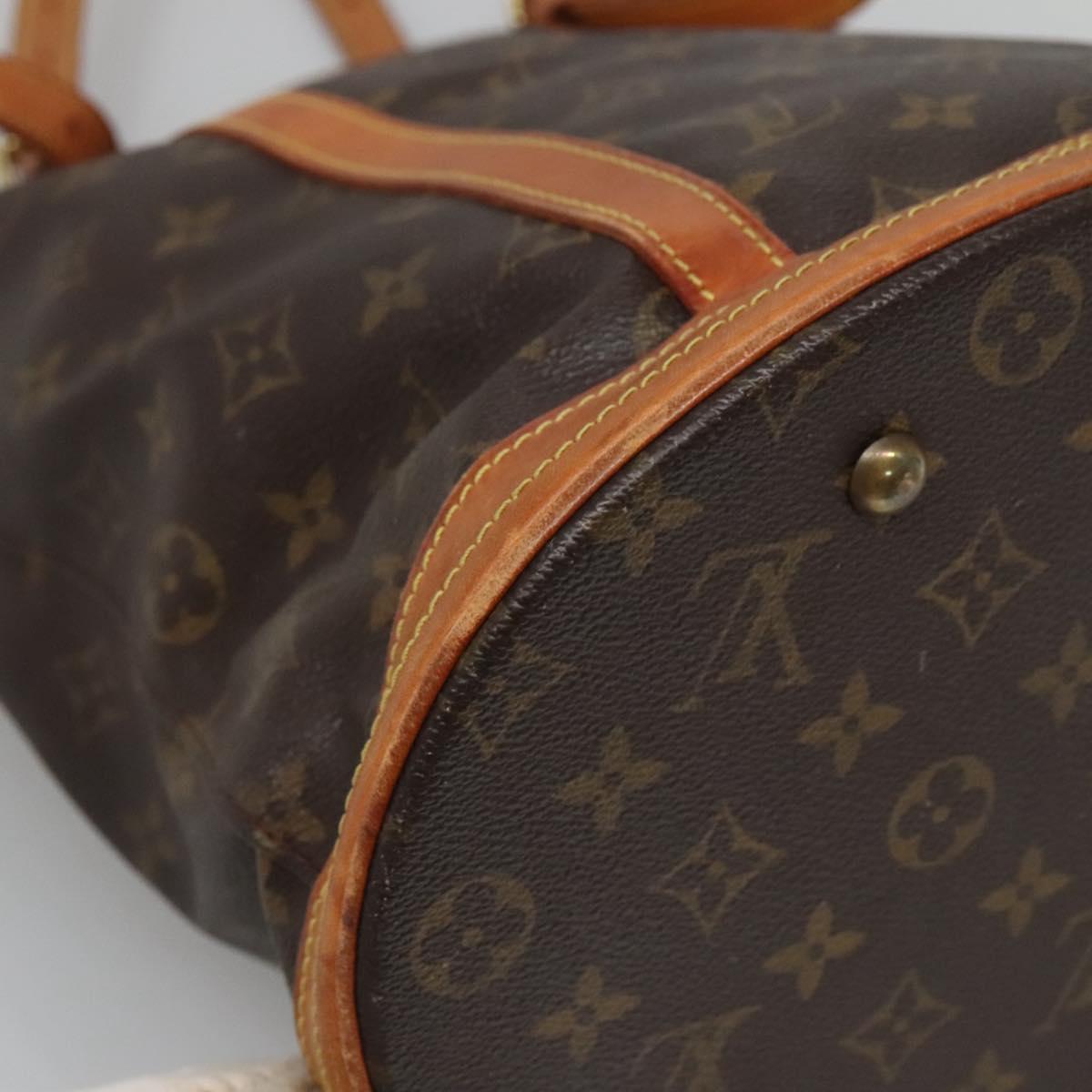 LOUIS VUITTON Monogram Bucket GM Shoulder Bag M42236 LV Auth 131917