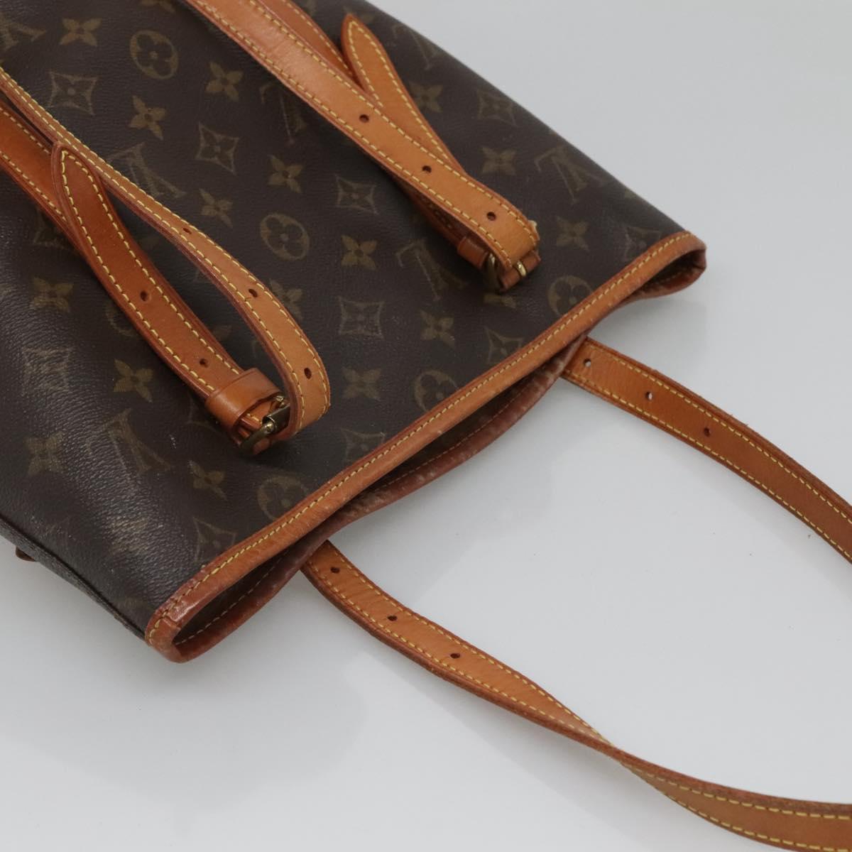 LOUIS VUITTON Monogram Bucket GM Shoulder Bag M42236 LV Auth 131917
