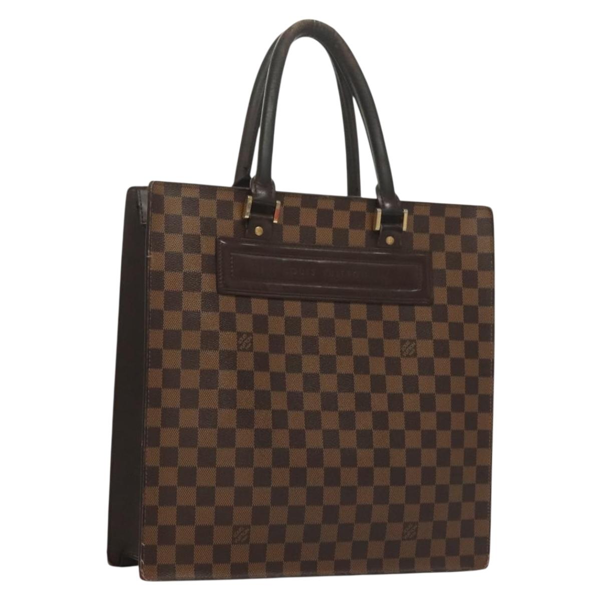 LOUIS VUITTON Damier Ebene Venice GM Hand Bag N51146 LV Auth 131943