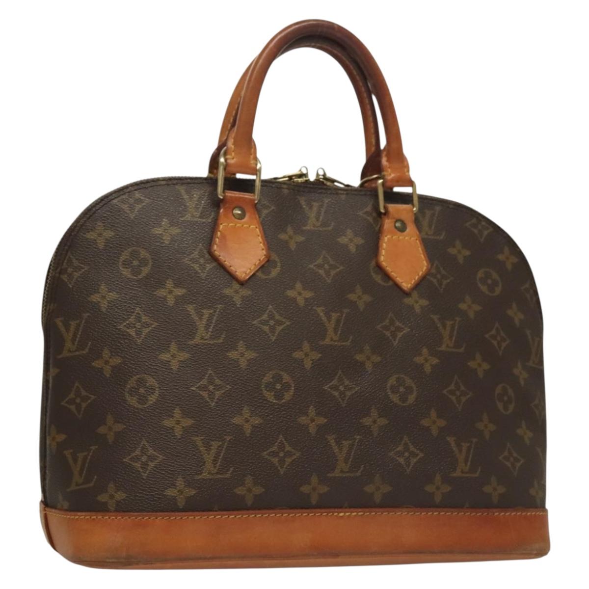 LOUIS VUITTON Monogram Alma Hand Bag M51130 LV Auth 131945