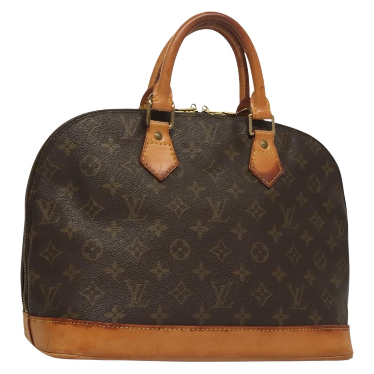 LOUIS VUITTON Monogram Alma Hand Bag M51130 LV Auth 131990