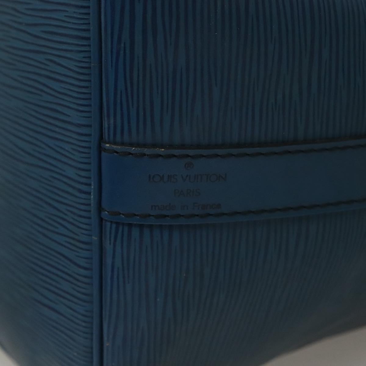LOUIS VUITTON Epi Petit Noe Shoulder Bag Blue M44105 LV Auth 132004