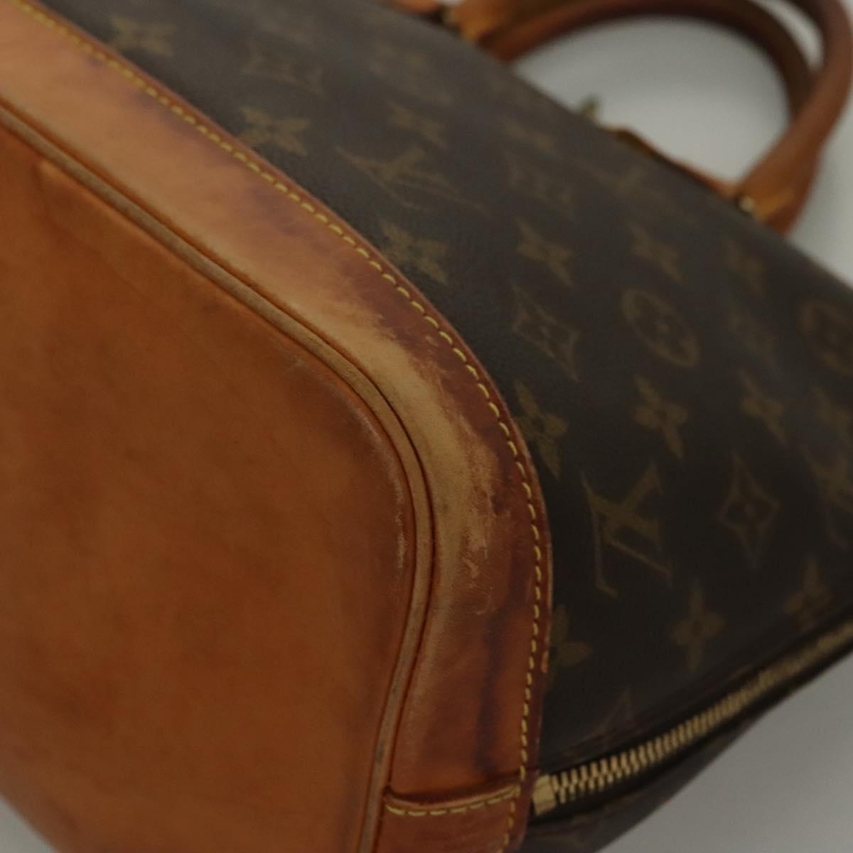 LOUIS VUITTON Monogram Alma Hand Bag M51130 LV Auth 132052
