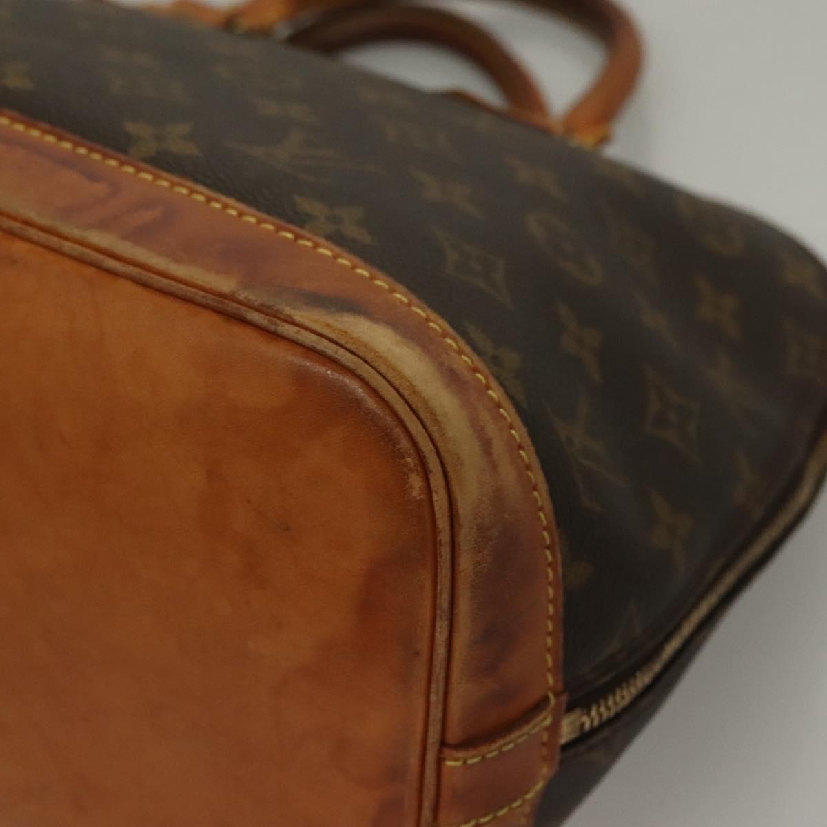 LOUIS VUITTON Monogram Alma Hand Bag M51130 LV Auth 132052