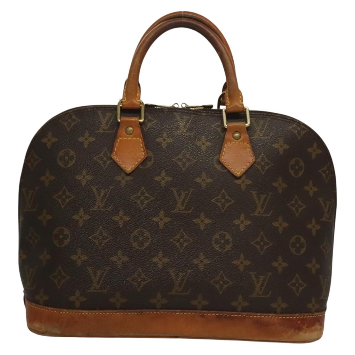 LOUIS VUITTON Monogram Alma Hand Bag M51130 LV Auth 132052