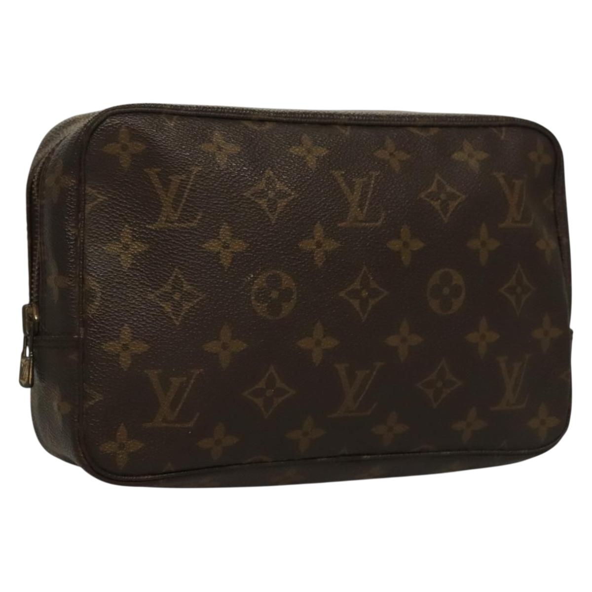 LOUIS VUITTON Monogram Trousse Toilette 23 Clutch Bag M47524 LV Auth 132054