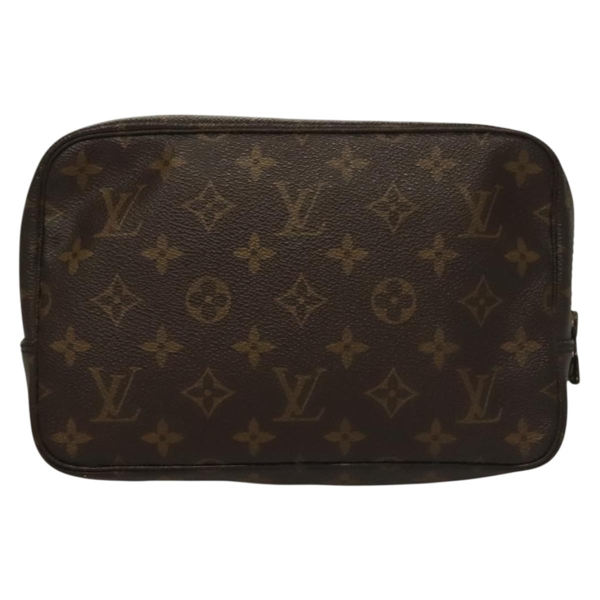 LOUIS VUITTON Monogram Trousse Toilette 23 Clutch Bag M47524 LV Auth 132054