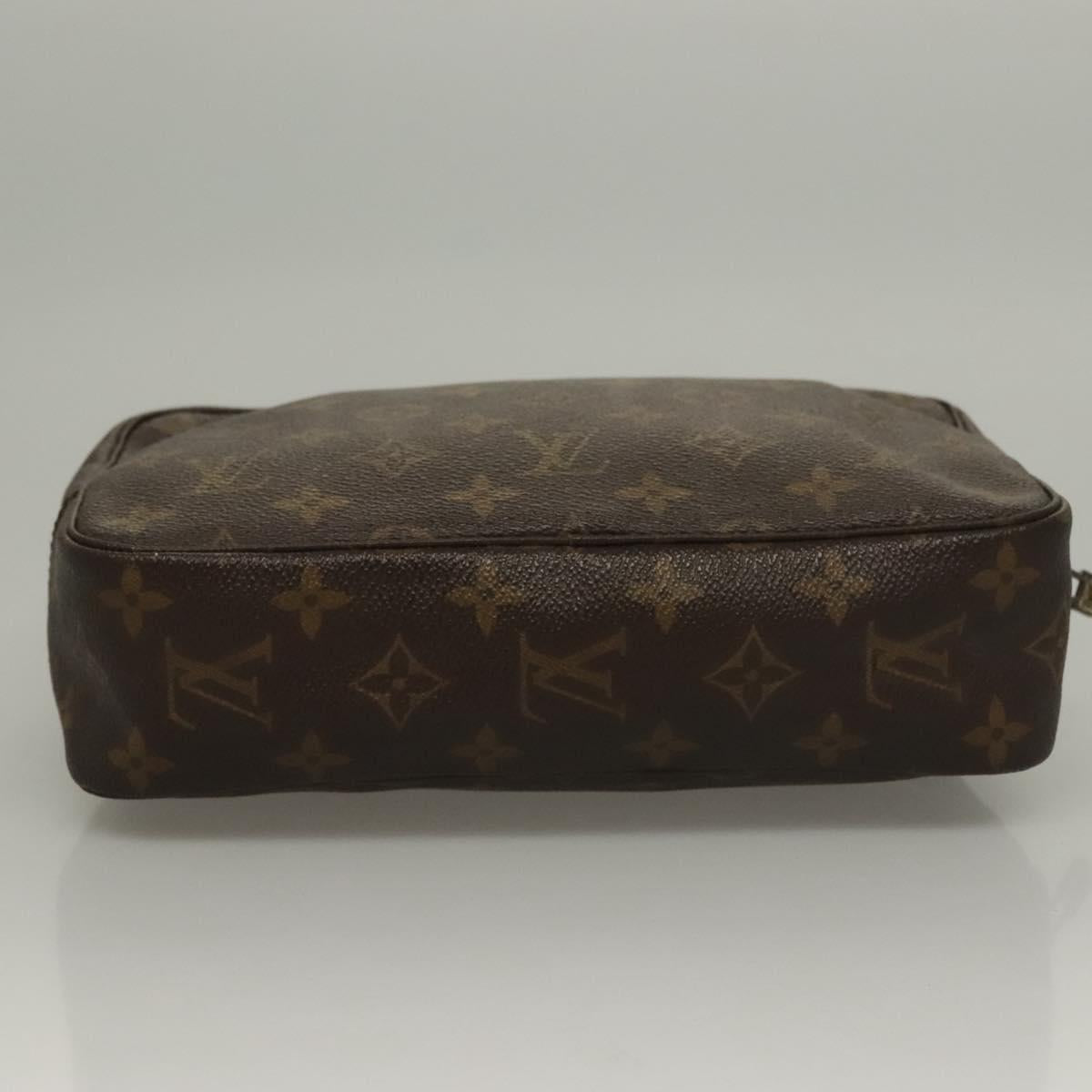 LOUIS VUITTON Monogram Trousse Toilette 23 Clutch Bag M47524 LV Auth 132054
