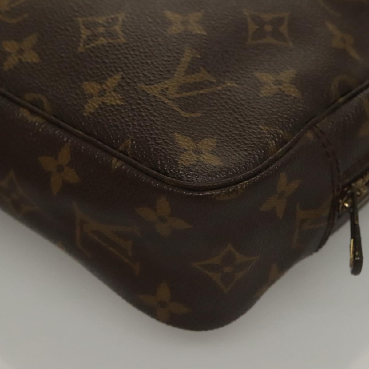 LOUIS VUITTON Monogram Trousse Toilette 23 Clutch Bag M47524 LV Auth 132054