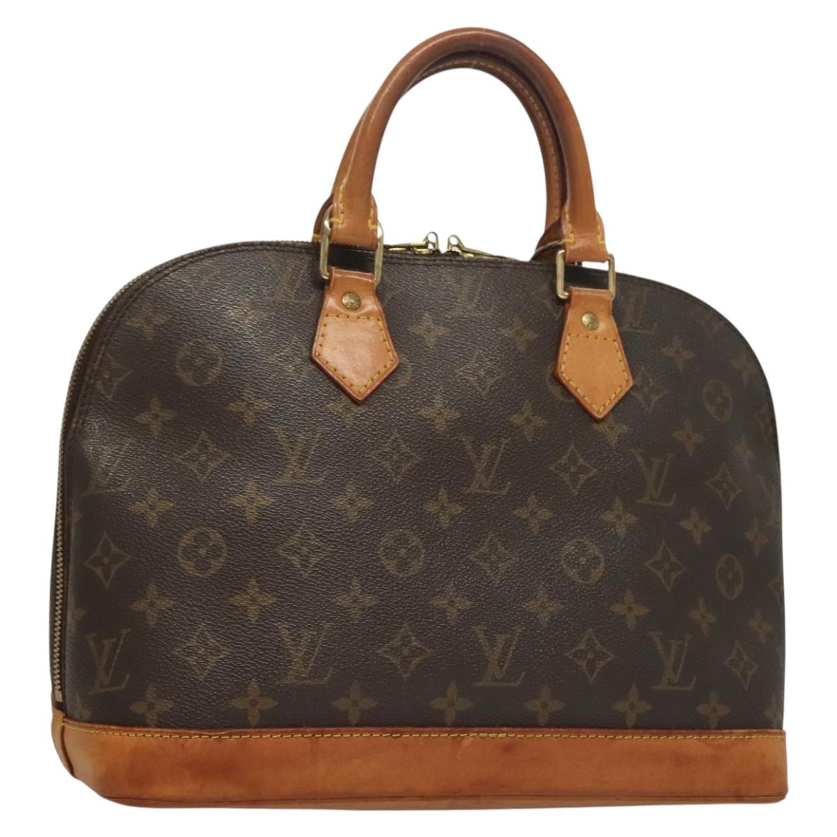 LOUIS VUITTON Monogram Alma Hand Bag M51130 LV Auth 132070
