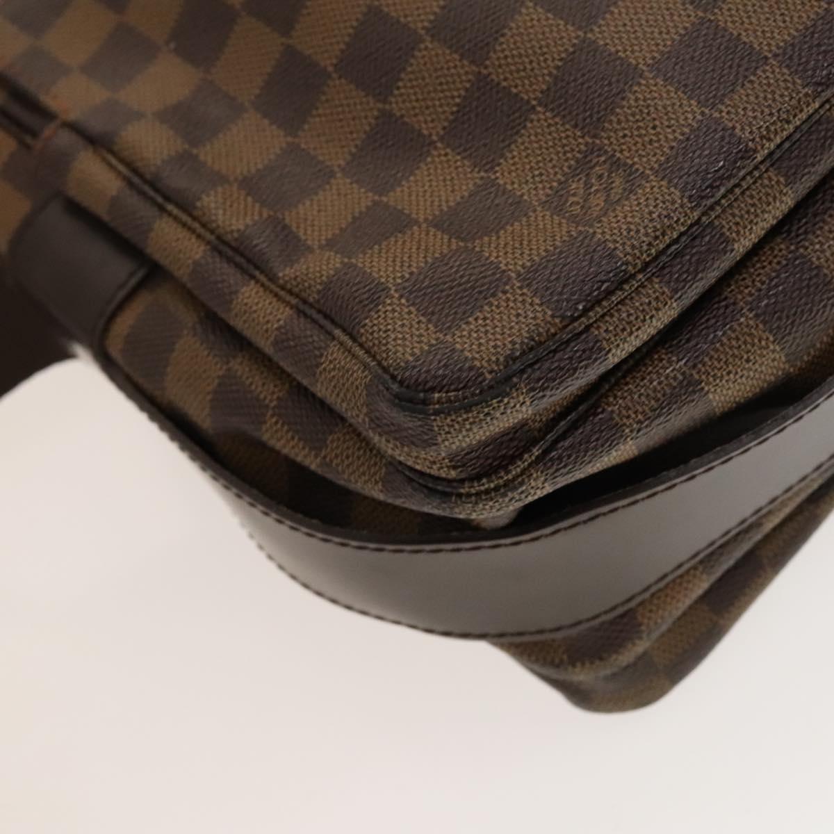 LOUIS VUITTON Damier Ebene Naviglio Shoulder Bag N45255 LV Auth 132103