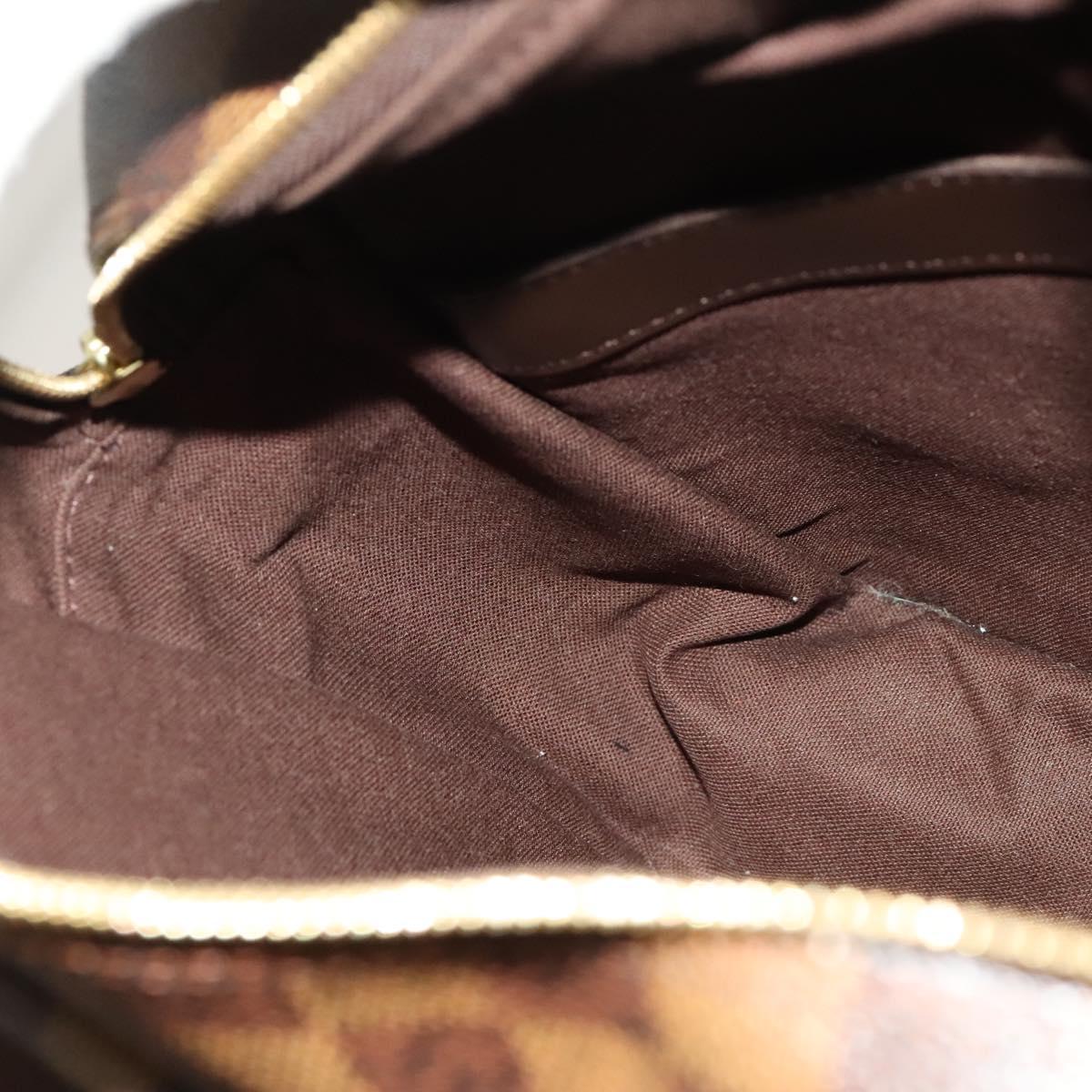 LOUIS VUITTON Damier Ebene Naviglio Shoulder Bag N45255 LV Auth 132103