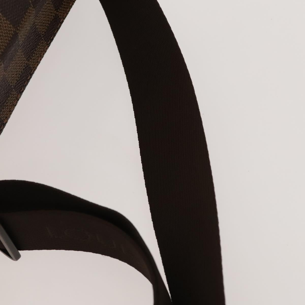 LOUIS VUITTON Damier Ebene Naviglio Shoulder Bag N45255 LV Auth 132103