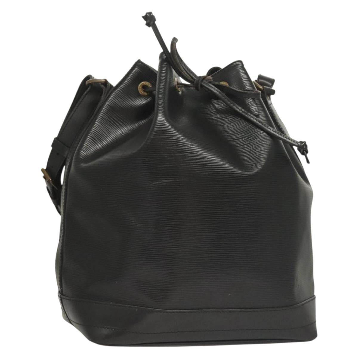 LOUIS VUITTON Epi Noe Shoulder Bag Black M44002 LV Auth 132105