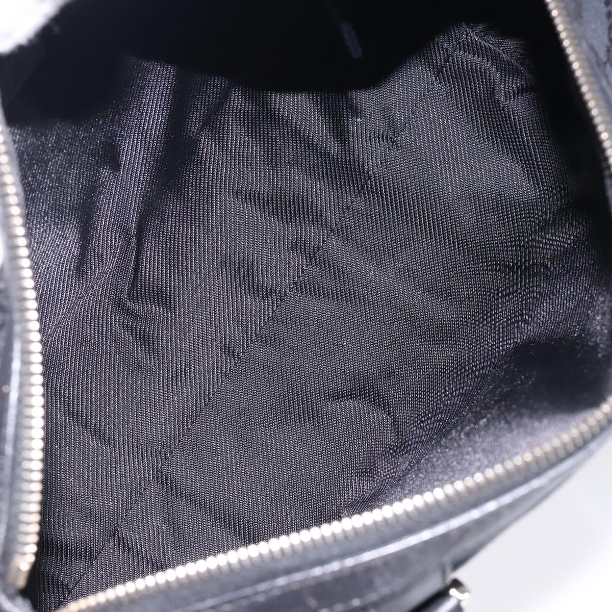 GUCCI GG Canvas Shoulder Bag Black Gold 000 0851 3754 Auth 132140