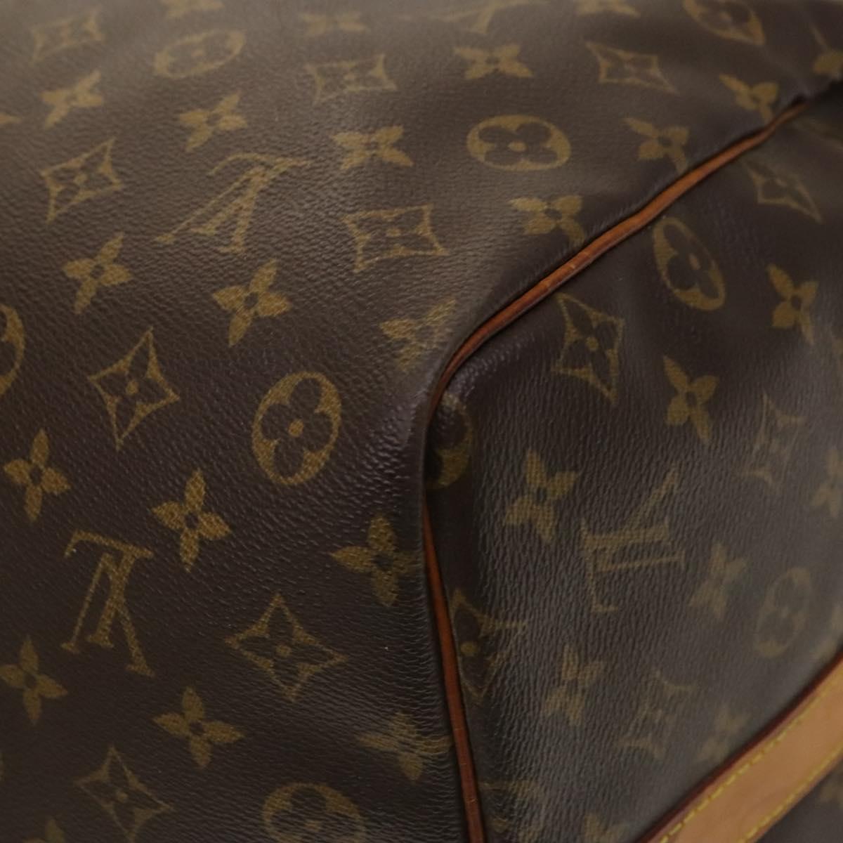 LOUIS VUITTON Monogram Keepall Bandouliere 60 Boston Bag M41412 LV Auth 132143