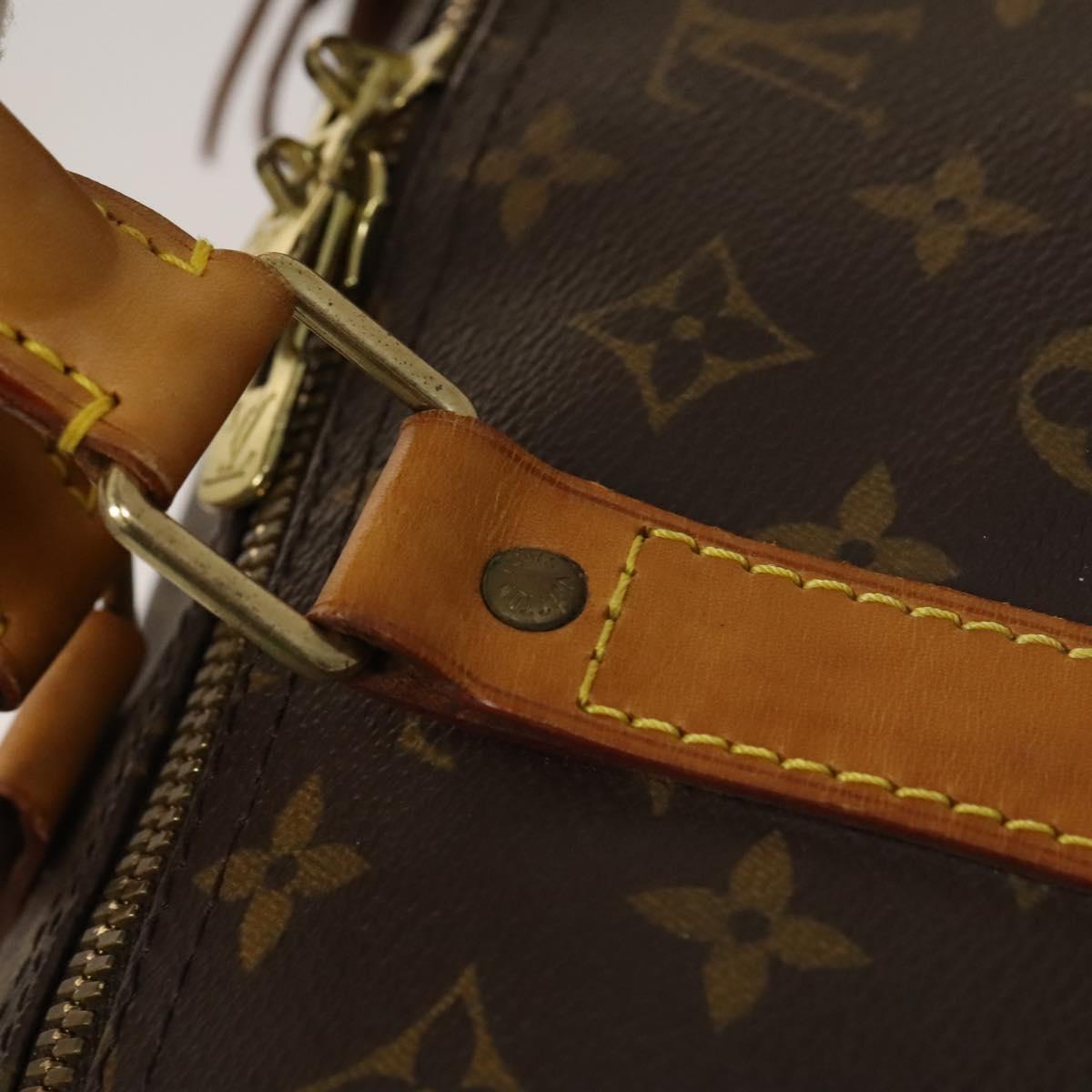 LOUIS VUITTON Monogram Keepall Bandouliere 60 Boston Bag M41412 LV Auth 132143