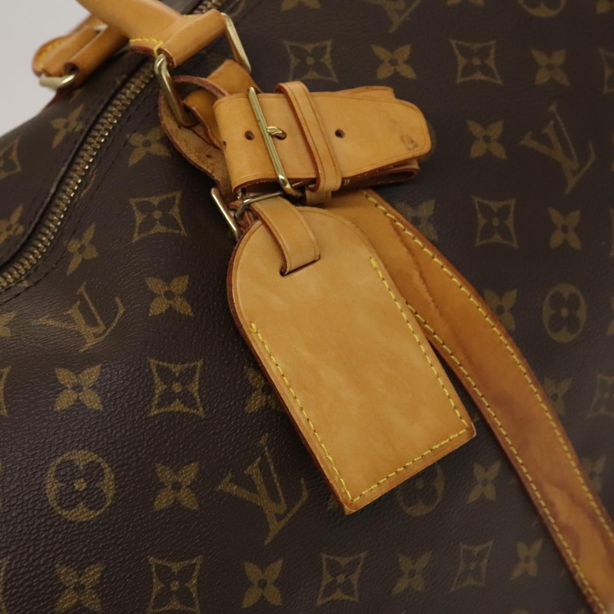 LOUIS VUITTON Monogram Keepall Bandouliere 60 Boston Bag M41412 LV Auth 132143