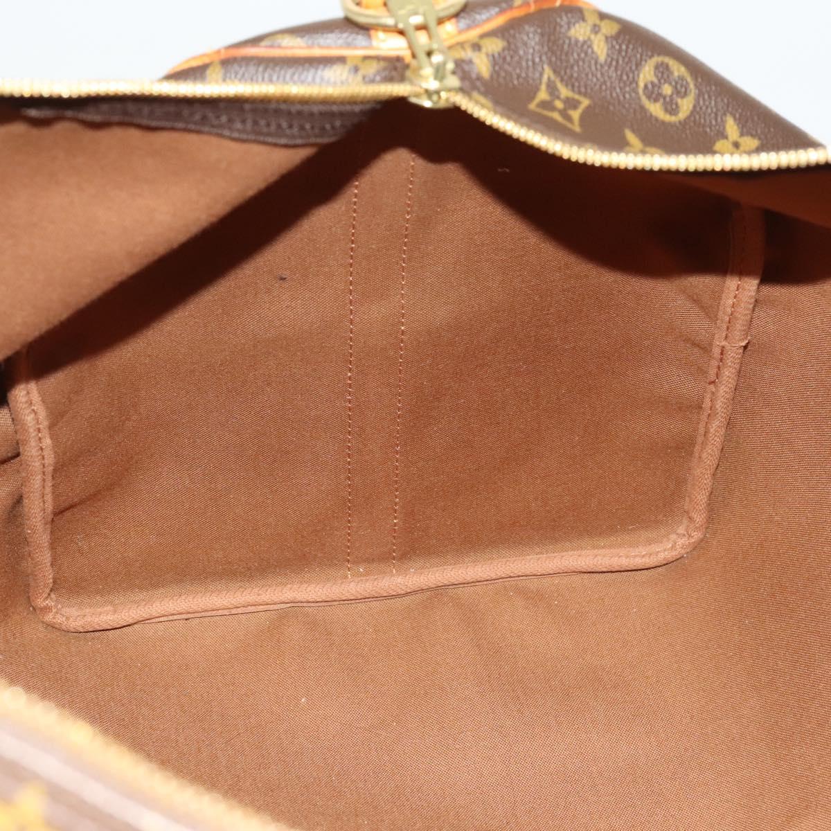 LOUIS VUITTON Monogram Keepall Bandouliere 60 Boston Bag M41412 LV Auth 132143