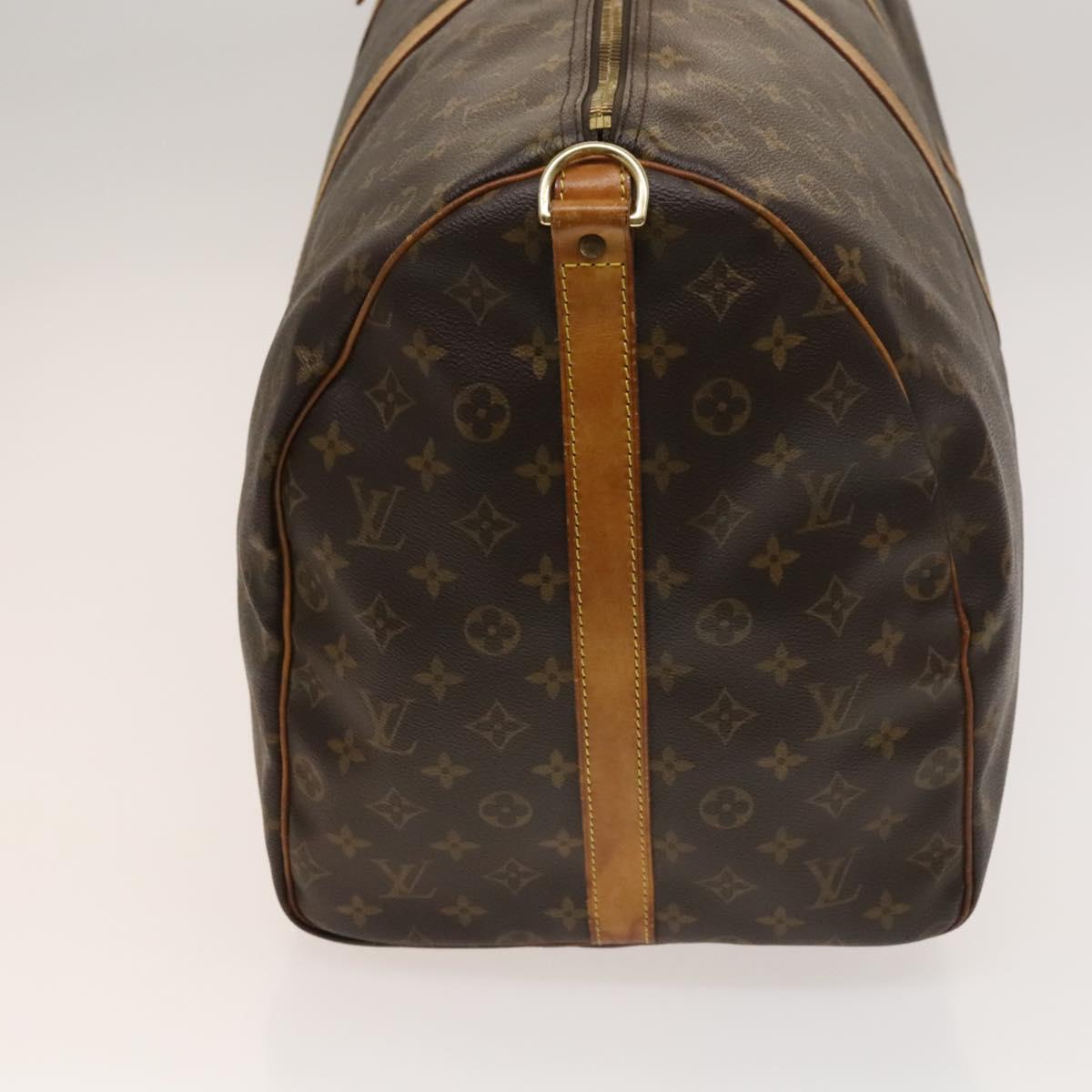 LOUIS VUITTON Monogram Keepall Bandouliere 60 Boston Bag M41412 LV Auth 132143