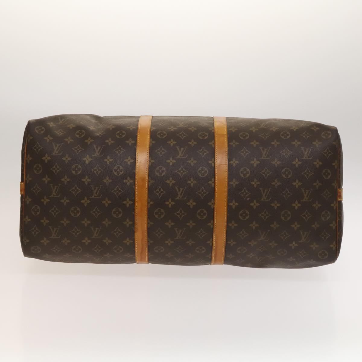 LOUIS VUITTON Monogram Keepall Bandouliere 60 Boston Bag M41412 LV Auth 132143