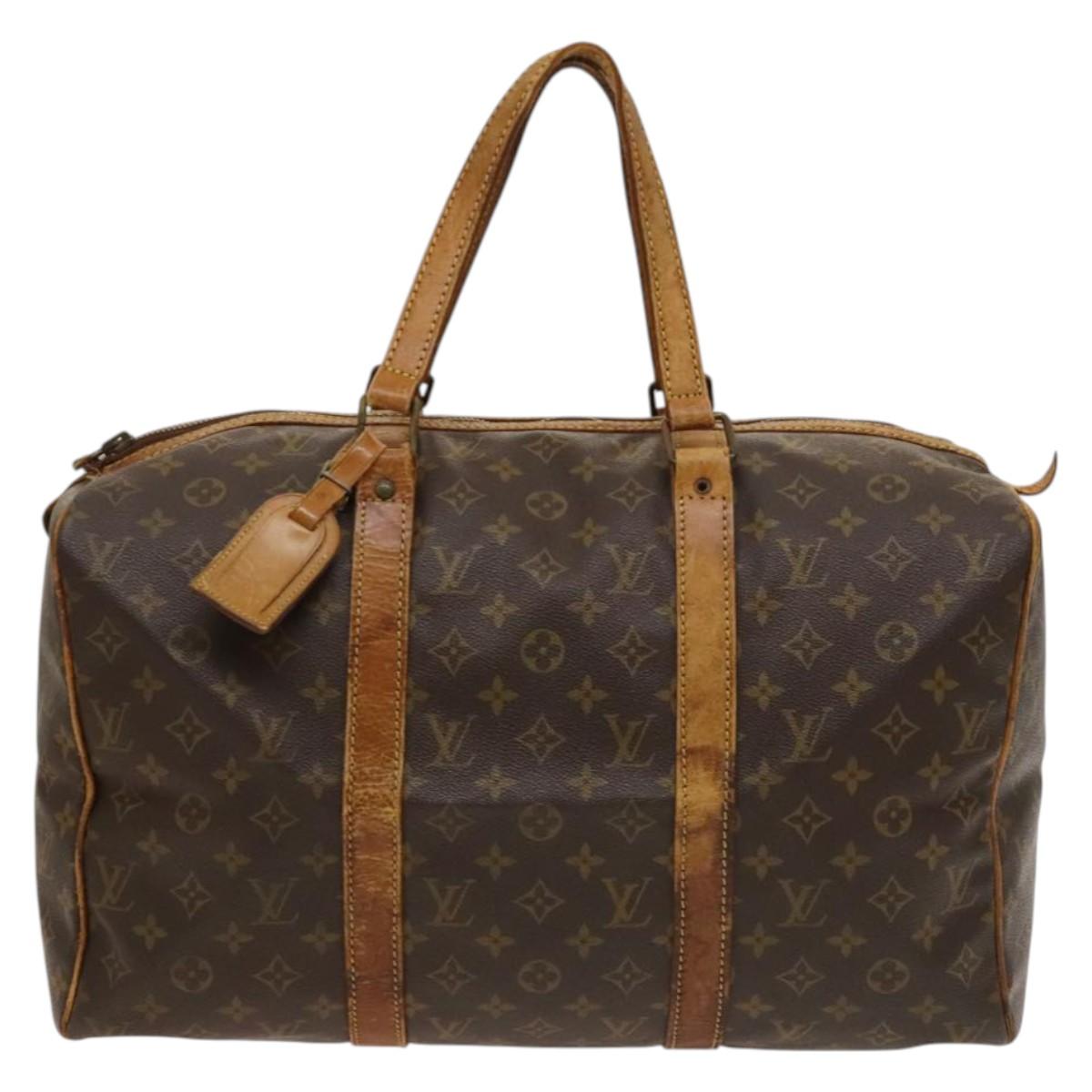 LOUIS VUITTON Monogram Sac Souple 45 Boston Bag M41624 LV Auth 132154