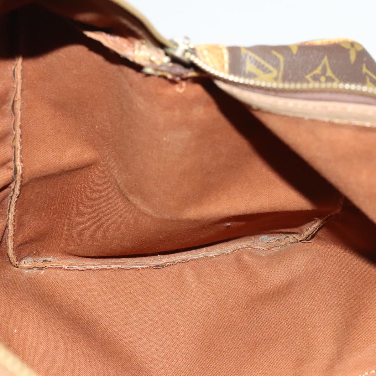 LOUIS VUITTON Monogram Sac Souple 45 Boston Bag M41624 LV Auth 132154