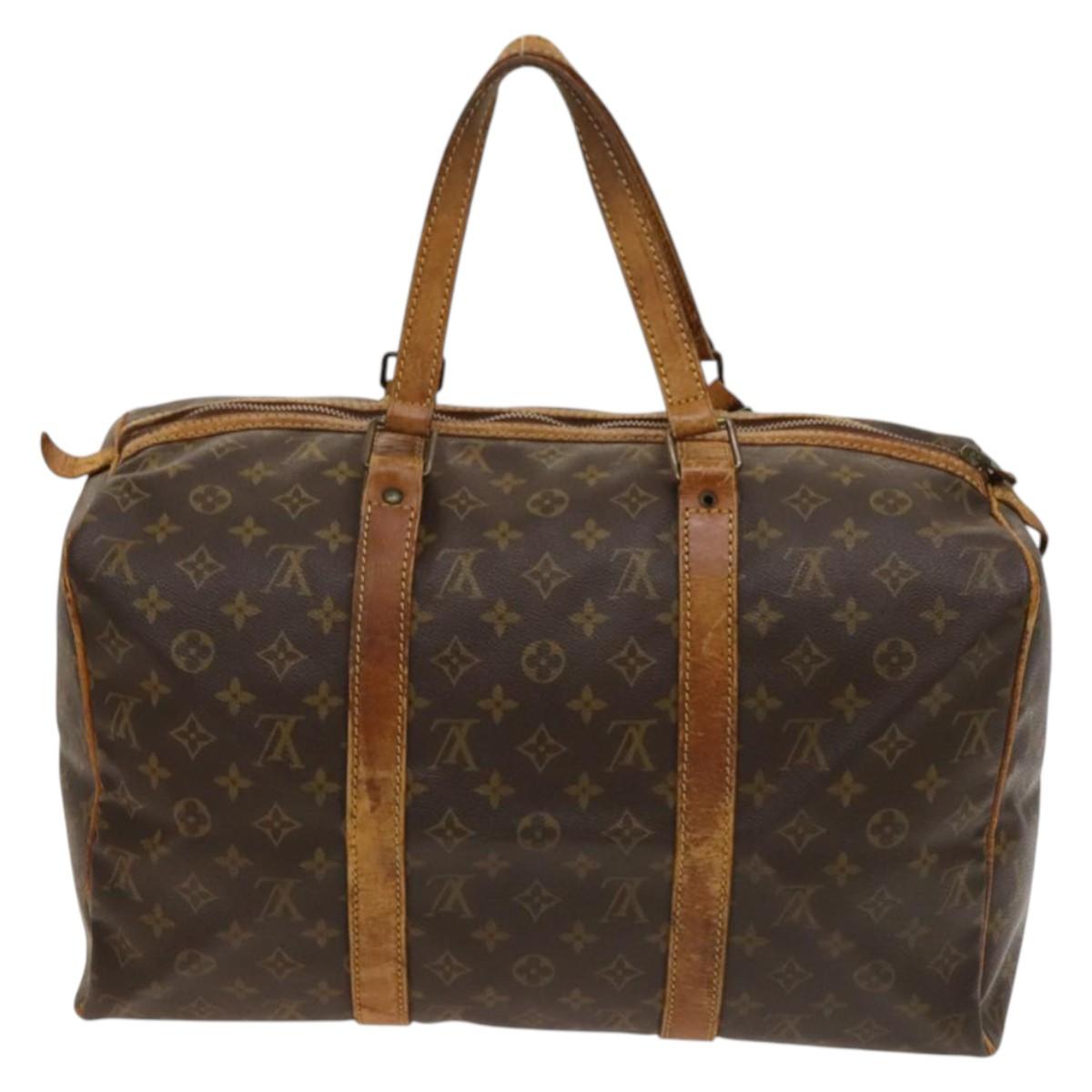 LOUIS VUITTON Monogram Sac Souple 45 Boston Bag M41624 LV Auth 132154